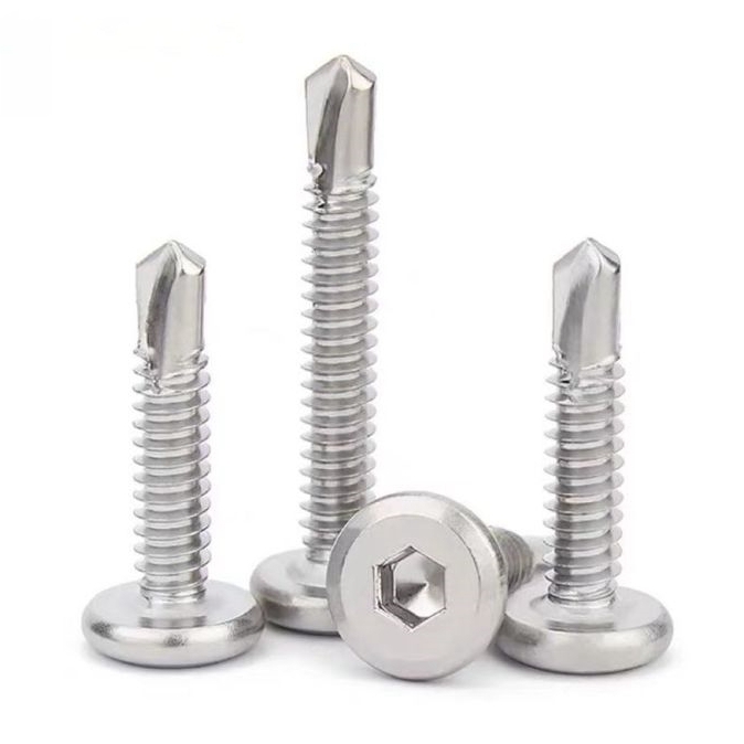 內六角平頭鉆尾螺絲 DIN571 不銹鋼(304/316)碳鋼 合金鋼